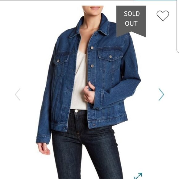 Lush back lace up denim jacket - Picture 9 of 16